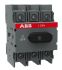 ABB 3P Pole Screw Mount Switch Disconnector - 63A Maximum Current, 37kW Power Rating, IP20