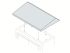 ABB SR/SRN Series Steel Cover for Use with Enclosure, 400 x 150 x 55mm