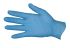 Pro-Val Nitrile Blues PF Blue Powder-Free Nitrile Rubber Disposable Gloves, Size L, 100 per Pack