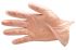 Pro-Val Eco Clear Clear Powder-Free PVC Disposable Gloves, Size L, 100 per Pack