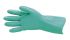 Pro-Val NITRILE 33's Green Nitrile Rubber Abrasion Resistant Work Gloves, Size 8, Nitrile Coating