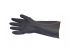 Pro-Val Neo Heat 250 Black Neoprene Heat Resistant Work Gloves, Size 9, Neoprene Coating