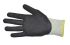 Pro-Val TNG5 Black/Grey HPPE, Nylon, Polyester, Spandex Cut Resistant Work Gloves, Size 8, Nitrile Coating