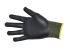 Pro-Val FNG1 Black Nylon Work Gloves, Size 9, Foam Nitrile Coating