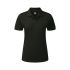 Orn Wren Ladies Poloshirt Black Cotton, Polyester Polo Shirt, EUR- 91cm