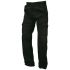 Pracovní kalhoty Unisex velikost 28in v pase, délka nohavice 35in, Černá, Vysoká odolnost, 35% bavlna, 65% polyester,