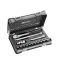 Facom 15-Piece Imperial 1/2 in Standard Socket Set with Ratchet, 12 point