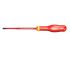 Facom Slotted Insulated Screwdriver, 6.5 mm Tip, 150 mm Blade, VDE/1000V, 270 mm Overall