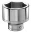 Facom 1 in Drive 50mm Standard Socket, 6 point, 80 mm Overall Length