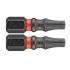 2 EMBOUTS 25 MM TORX T20 IMPACT