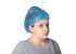 Pro Fit Blue Disposable Mob Cap, One Size, Non-Metal Detectable, Ideal for Food Industry Use