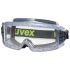 Uvex Ultravision, Scratch Resistant Anti-Mist Safety Goggles with Clear Lenses