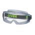 Uvex Ultravision Schutzbrille, Carbonglas, Klar mit UV Schutz, Rahmen aus PVC kratzfest