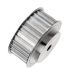 OPTIBELT Timing Belt Pulley, Aluminium 4 mm, 6 mm Belt Width x 2.5mm Pitch, 15 Tooth