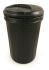 RS PRO 80L Black Polyethylene Dustbin