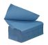 Northwood Hygiene 250 Blue Paper Hand and Skin Wipes for use with Cleaning, Drying