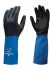 Showa Black Cotton Chemical Resistant, Waterproof Work Gloves, Size 10, XL, Latex, Neoprene Coating