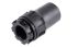 TE Connectivity CES Series 1-3/8-12 UNF Cable Gland Locknut With Locknut, Nylon, 30.5mm, Black