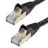 StarTech.com Cat6a Ethernet Cable Straight, RJ45 to Straight RJ45, STP Shield, Light Blue, 5m