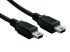 RS PRO Male Male Mini USB B to Male Male Mini USB B  Cable, 1m