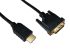 RS PRO 1080 Male HDMI to Male DVI-D Cable, 1.5m