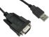 RS PRO USB 2.0 Cable, Male USB A to Male 9 Pin D-sub  Cable, 1.8m