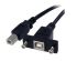 RS PRO USB 2.0 Cable, Male USB B to Female USB B Cable, 300mm