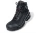 Uvex 84012 Black ESD SafeSteel Toe CappedMens Safety Boots, UK 7, EU 40