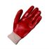 C-Safe Red Cut Resistant PVC Gloves, Size 9, PVC Coated