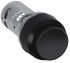 ABB CP4 Series Black Maintained Push Button Head, 22.5mm Cutout