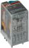 ABB CR Series Interface Relay, DIN Rail Mount, 110V dc Coil, SPDT, 12A Load