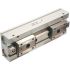 SMC 2 Finger Double Action Pneumatic Gripper, MHF2-8DR, Low Profile Gripping Type