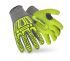 Guantes de HPPE Verde, gris Uvex serie Rig Lizard, talla 11, XXL, con recubrimiento de Nitrilo, Resistentes a la