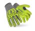 Uvex Rig Lizard Green, Grey HPPE Abrasion Resistant Gloves, Size 12, XXXL, Nitrile Coating