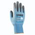 Uvex Blue Cut Resistant Gloves, Size 6, Aqua Polymer Coating