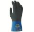 Uvex Uvex Rubiflex S Black/Blue Cotton Chemical Resistant Gloves, Size 8, Medium, NBR Coating