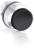 ABB MP3 Series Black Momentary Push Button Head, 22.5mm Cutout