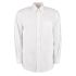 Kustom Kit KK105 White Cotton, Polyester Work Shirt, UK 44in, EU 128cm