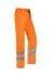 Pantalon haute visibilité Sioen Flensburg, taille L, Orange, Homme, Respirant, Haute visibilité, Imperméable