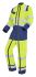 Combinaisons haute-visibilité Cepovett Safety, taille M, Polyester, coton, Jaune-bleu marine fluorescent