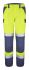 Pantalon haute visibilité Cepovett Safety 9B72 8496, taille M, Jaune-bleu marine fluorescent, Mixte, Ignifuge