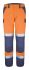 Pantalon haute visibilité Cepovett Safety Atex HV 300 XP, taille S, Orange/bleu marine, Mixte, Ignifuge