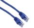 RS PRO RJ45 to RJ45 Ethernet Cable, U/UTP, Blue, 915mm
