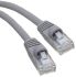 RS PRO Cat5e RJ45 to RJ45 Ethernet Cable, U/UTP, Grey, 915mm