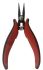 RS PRO Long Nose Pliers, 154 mm Overall, Straight Tip, 25mm Jaw