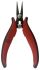 RS PRO Long Nose Pliers, 154 mm Overall, Straight Tip, 26mm Jaw