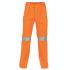 DNC 3314 Orange Anti-Static, Electrical Protection, Hi-Vis, UV Protection Hi Vis Trousers, 97cm Waist Size