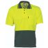 DNC 3811 Green/Yellow Unisex Hi Vis Polo Shirt, XXL