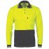 DNC 3813 Yellow/Black Unisex Hi Vis Polo Shirt, XXL