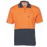 DNC 3845 Orange/Navy Unisex Hi Vis Polo Shirt, 3XL